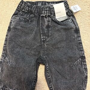 GAP Kids Charcoal Denim Joggers